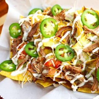 Carnitas Nachos for Two