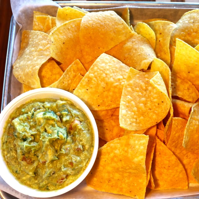 Large Guacamole and Chips.