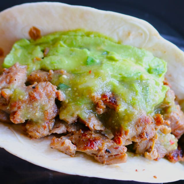 Steak Asada Taco.