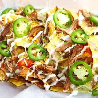 Carnitas Nachos for Two