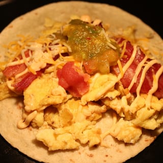 Breakfast Bacon Taco