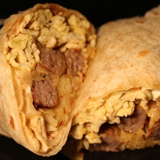 Breakfast Chorizo Burrito