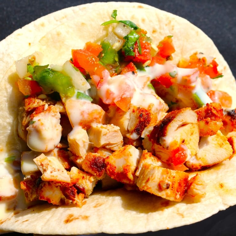 Grilled Chicken Delights: Mexican Tacos and Burritos